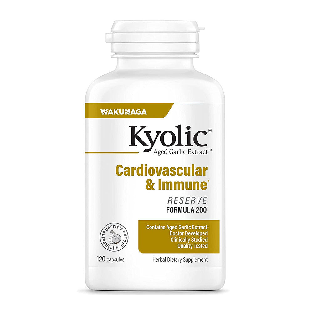 Kyolic Aged Garlic Extract, Extra Strength Reserve Capsules - 120 Ea